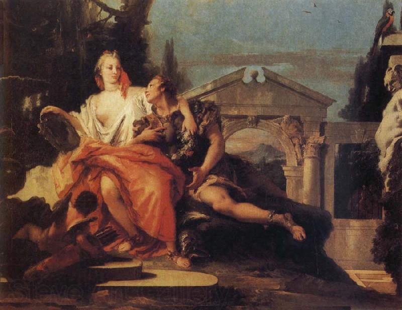 Giovanni Battista Tiepolo Rinaldo and Armida
